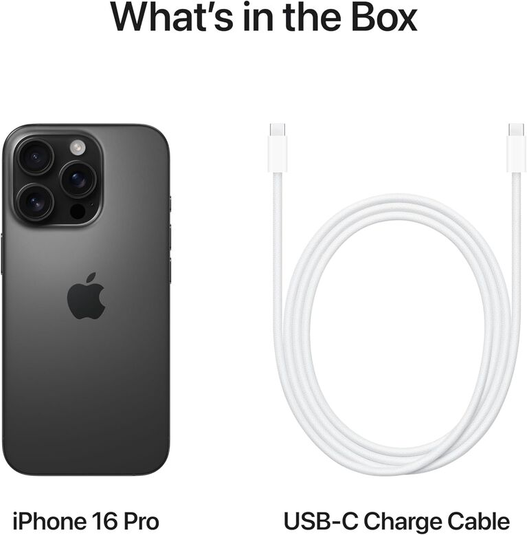 APPLE IPHONE 16 PRO 512GB BLACK TITANIUM, , hi-res
